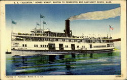 S. S. Allerton Boats, Ships Postcard Postcard