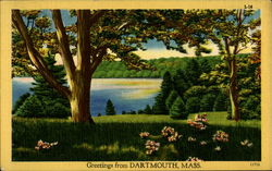 Greetings From Dartmouth Postcard