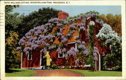 Betsy Williams Cottage, Roger Williams Park Postcard