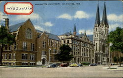 Marquette University Milwaukee, WI Postcard Postcard