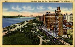 Riverside Drive And Henry Hudson Parkway Postcard