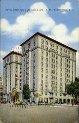 Hotel Hamilton, 14th And K Sts Postcard