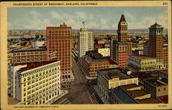 Fourteenth Street At Broadway Postcard