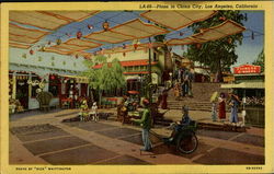 Plaza In China City Los Angeles, CA Postcard Postcard