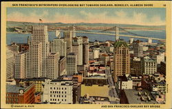 Fascinating San Francisco California Postcard Postcard