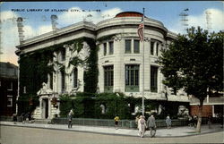 Public Library Of Atlantic City Postcard