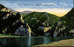 Gates Of The Rocky Mountains Postcard