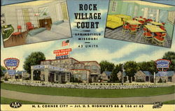 Rock Village Court Postcard