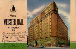 Hotel Webster Hall, 4415 Fifth Avenue Postcard