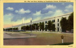 War And Navy Building , Constitution Avenue Postcard