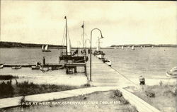 Pier At West Bay, Osterville Cape Cod, MA Postcard Postcard