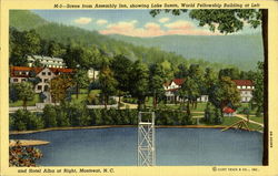 Scene From Assembly Inn Montreat, NC Postcard Postcard