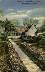 Garden Of Ludwell Paradise House Williamsburg, VA Postcard Postcard