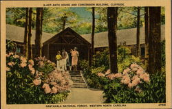 Bath House And Concession Building Postcard