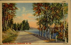 Beauty Scene Near Weirton West Virginia Postcard Postcard