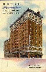 Hotel Harrington, 11th and E Sts Washington, DC Washington DC Postcard Postcard