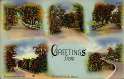 Greetings From Harrisville Postcard