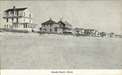 View Of Cottages On Moody Beach Maine Postcard Postcard