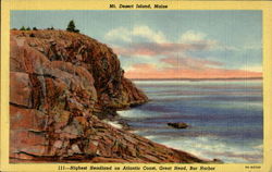 Mt. Desert Island Scenic, ME Postcard Postcard