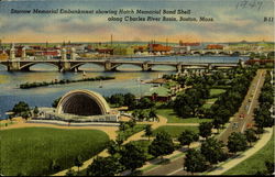 Storrow Memorial Embankment Boston, MA Postcard Postcard