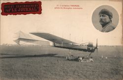 Aviator Thomas, pilot of the monoplane 'Antoinette Postcard