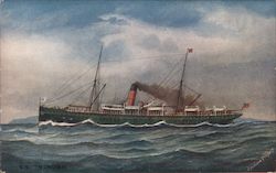 S.S. "Monowai" Steamers Postcard Postcard Postcard