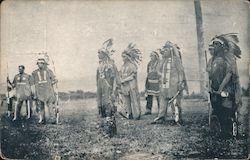 Native Americans Who Took Part in the 1908 Tercentenary Pageant in Quebec, Canada Native Americana Postcard Postcard Postcard