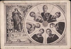 Pictures of Children in a Circle Postcard