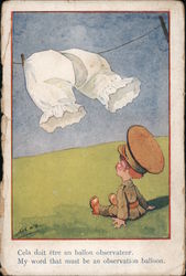 My Word that Must Be an Observation Balloon Postcard