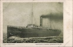 S.S. Nantucket - Merchants & Miners Transportation Co. Postcard