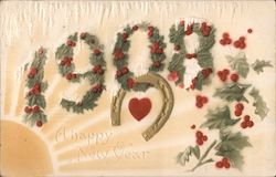 1908 - Happy New Year Postcard