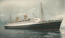 S.S. Nieuw Amsterdam Postcard