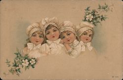 Young girls on piano advertisement Trade Card