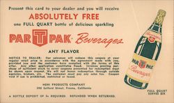 A bottle of a beverage Postcard