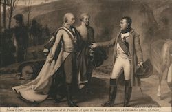 Napoleon in France with Two Other Men Postcard