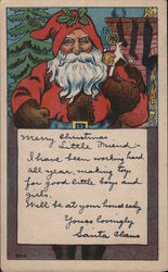 A Note from Santa Claus Postcard Postcard Postcard