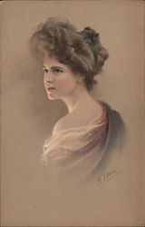 Portrait of a Woman Postcard