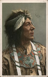 Ostossaway, an Ojibwa Chief Native Americana Postcard Postcard Postcard