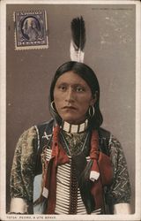 Pedro, a Ute Brave Native Americana Postcard Postcard Postcard