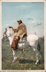 Judge George Rustler, Assinaboine Native Americana Postcard Postcard Postcard