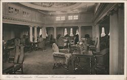 The Dining Room of A high class restaurant Postcard