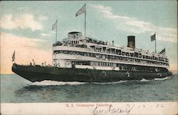 S.S. Christopher Columbus Postcard