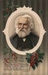 A Joyful Christmas - Longfellow Postcard