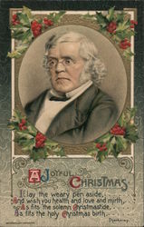 A Joyful Christmas poem Postcard