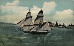 Commodore Perry's flagship "Lawrence" Postcard