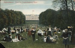 Copenhagen - Party in Frederiksberg Gardens Postcard