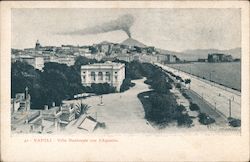 Napoli - Villa Nazionale con l'Aquario Postcard