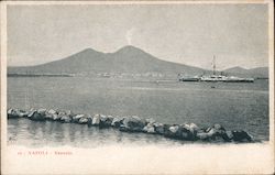 Mount Vesuvius Naples, Italy Postcard Postcard Postcard