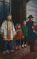 A Chinese Family Asian Postcard Postcard Postcard