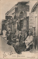 African Bazaar Tunis, Tunisia Postcard Postcard Postcard